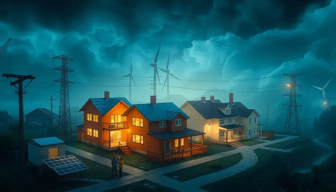 How do microgrids improve energy resilience during natural disasters