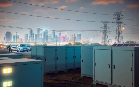 How does battery storage help stabilize the grid during peak demand