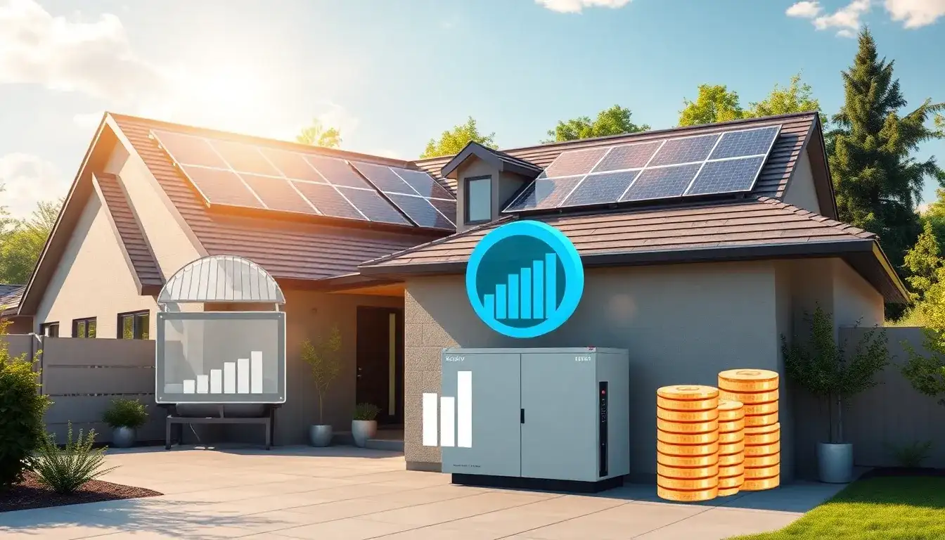 What are the average annual savings from using a residential energy storage system