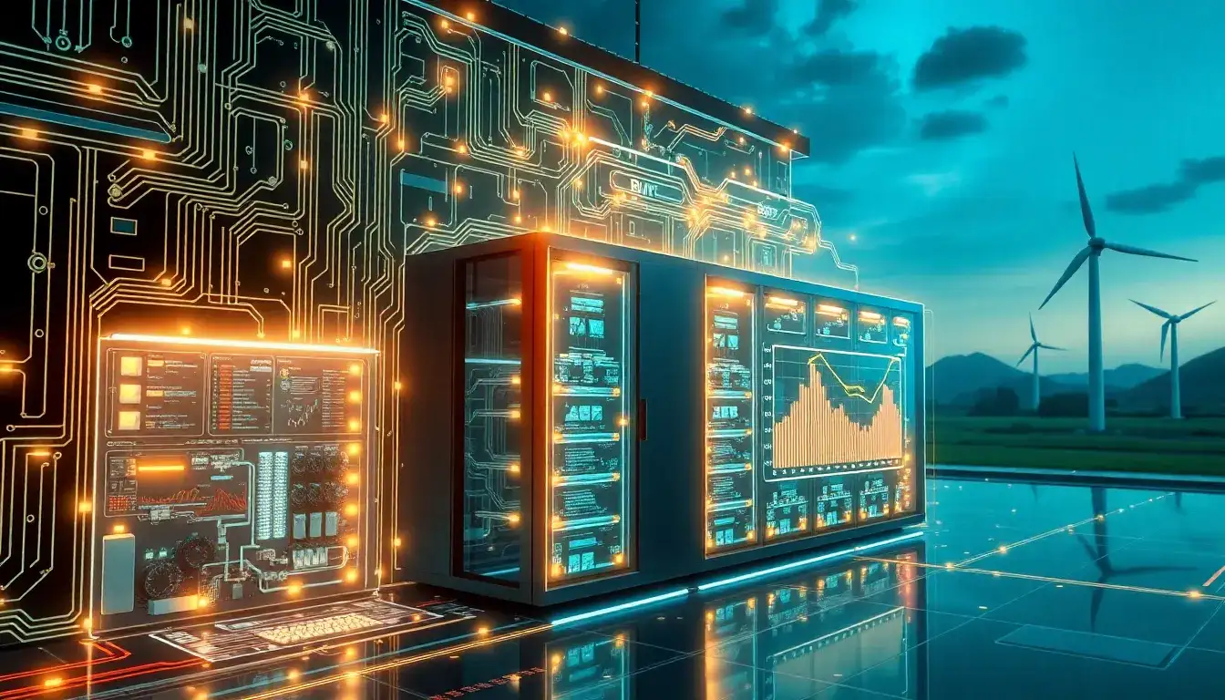 What role does intelligent control software play in the efficiency of battery energy storage systems