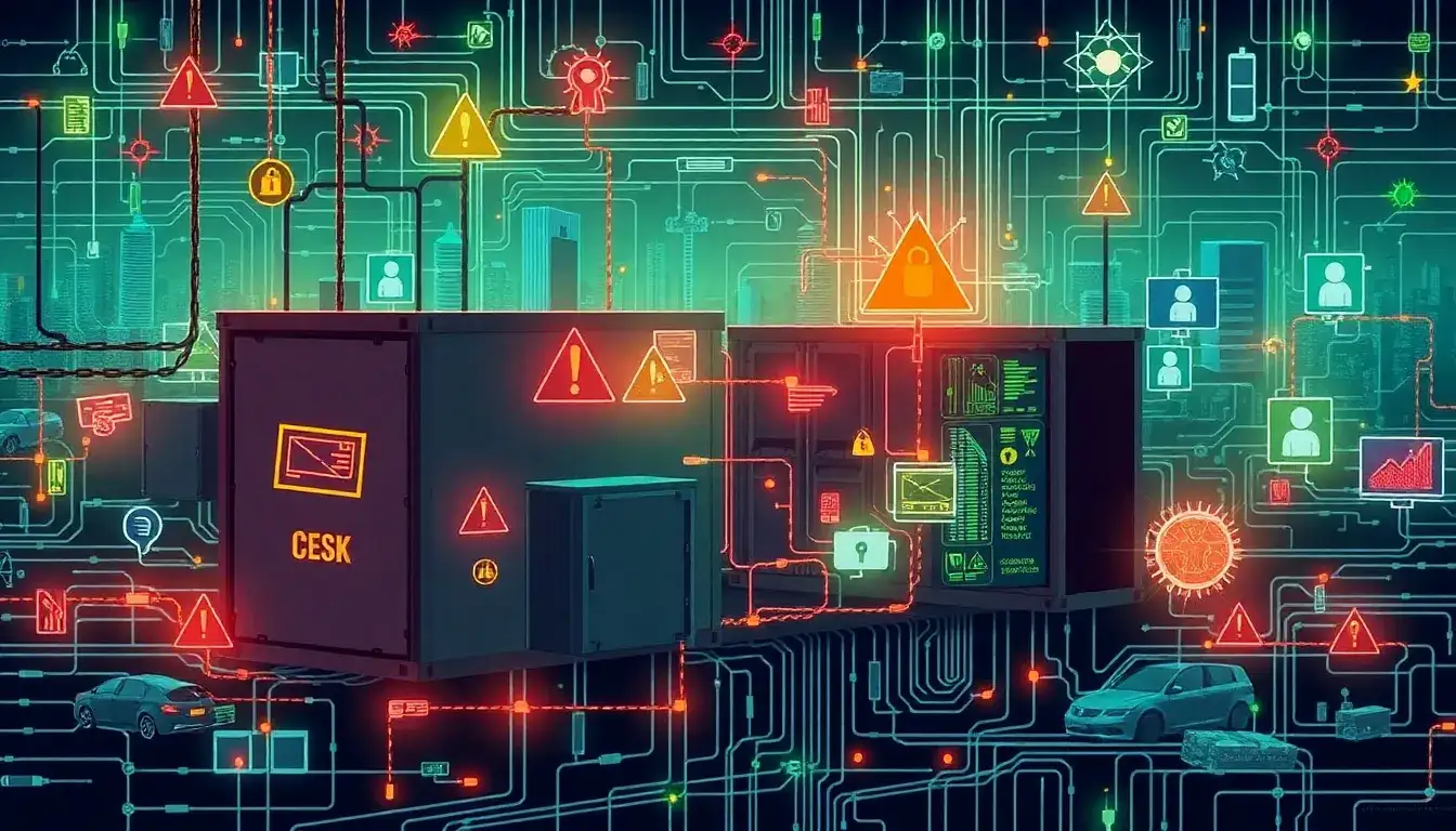 How do supply chain vulnerabilities specifically impact the cybersecurity of BESS systems