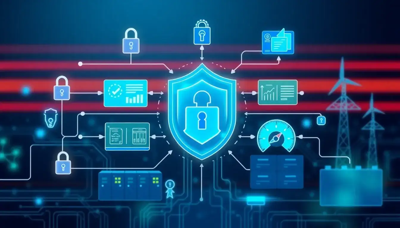 What are the key components of a cybersecurity SLA for energy storage systems