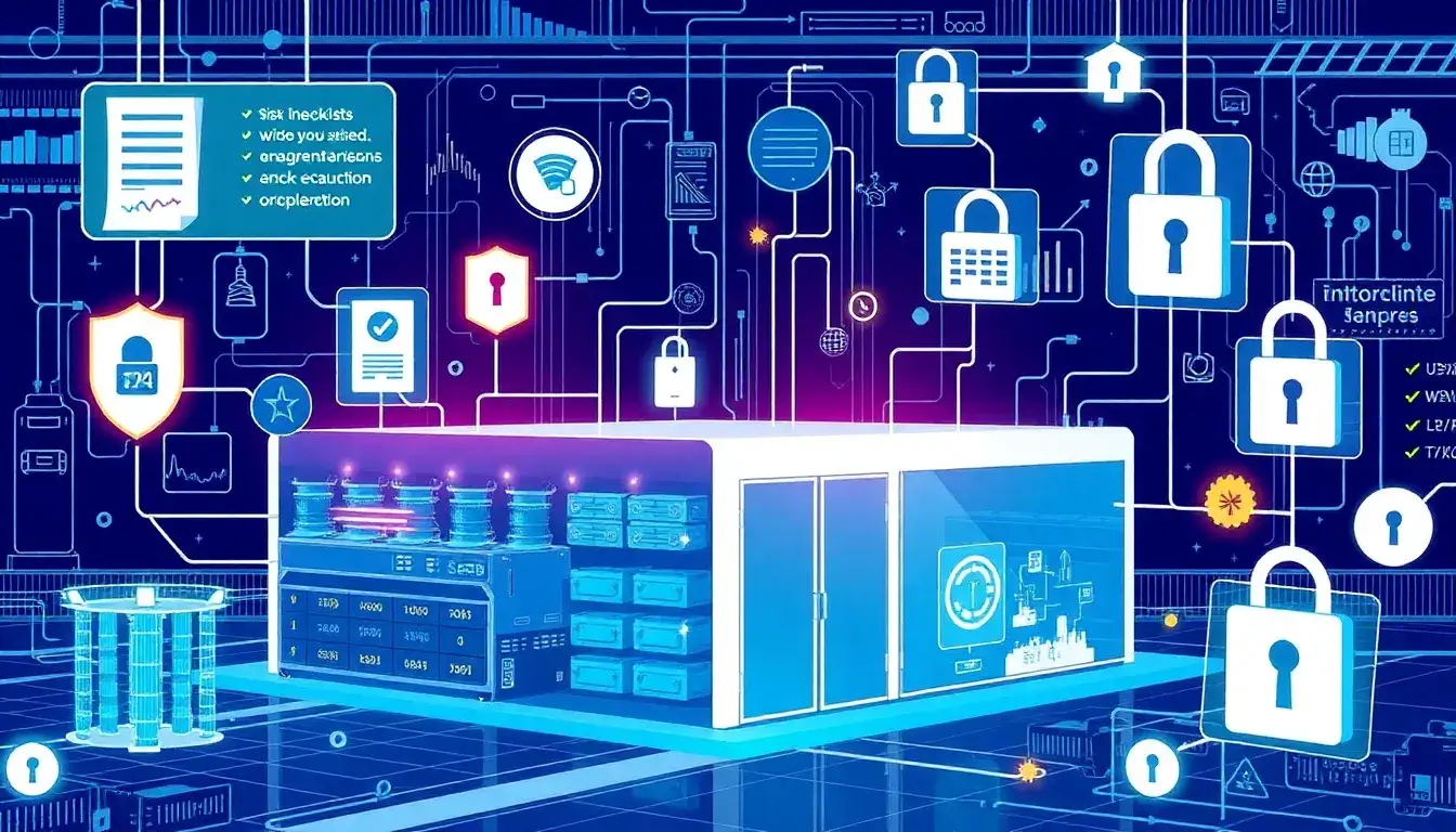 How can SLAs help in mitigating cybersecurity risks in energy storage systems