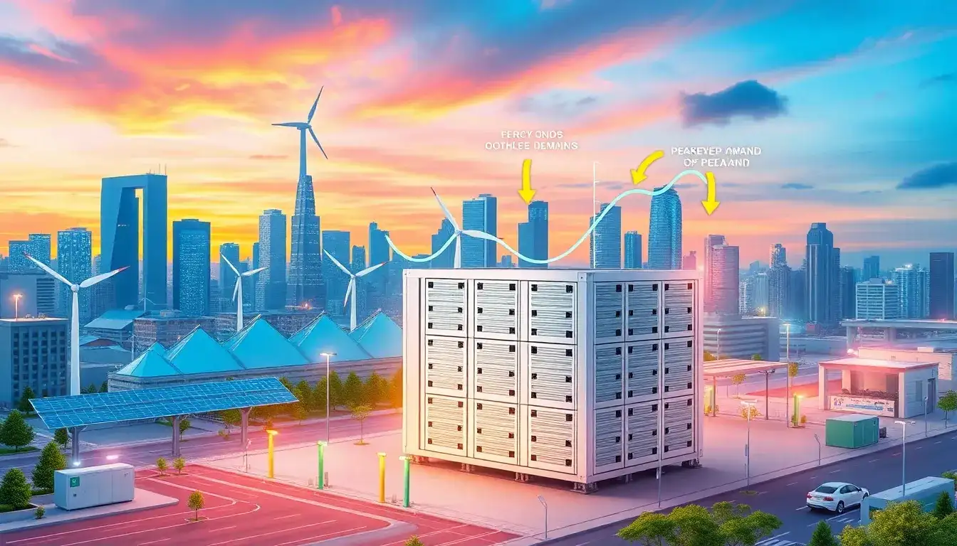 What role does energy storage play in peak shaving and load shifting