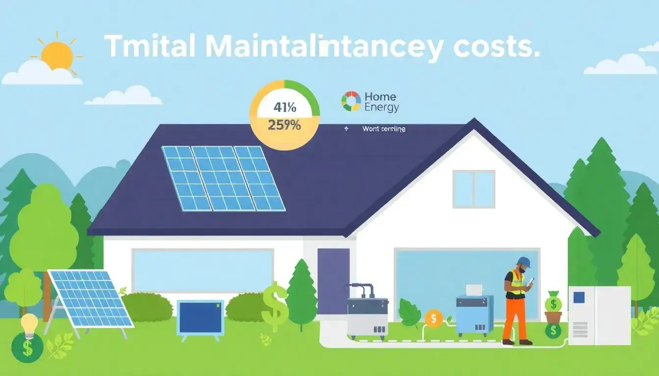 What are the typical maintenance costs associated with residential energy storage systems