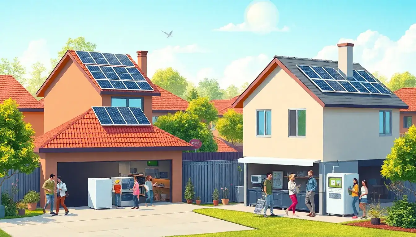 How does energy storage enhance energy independence for homes and businesses