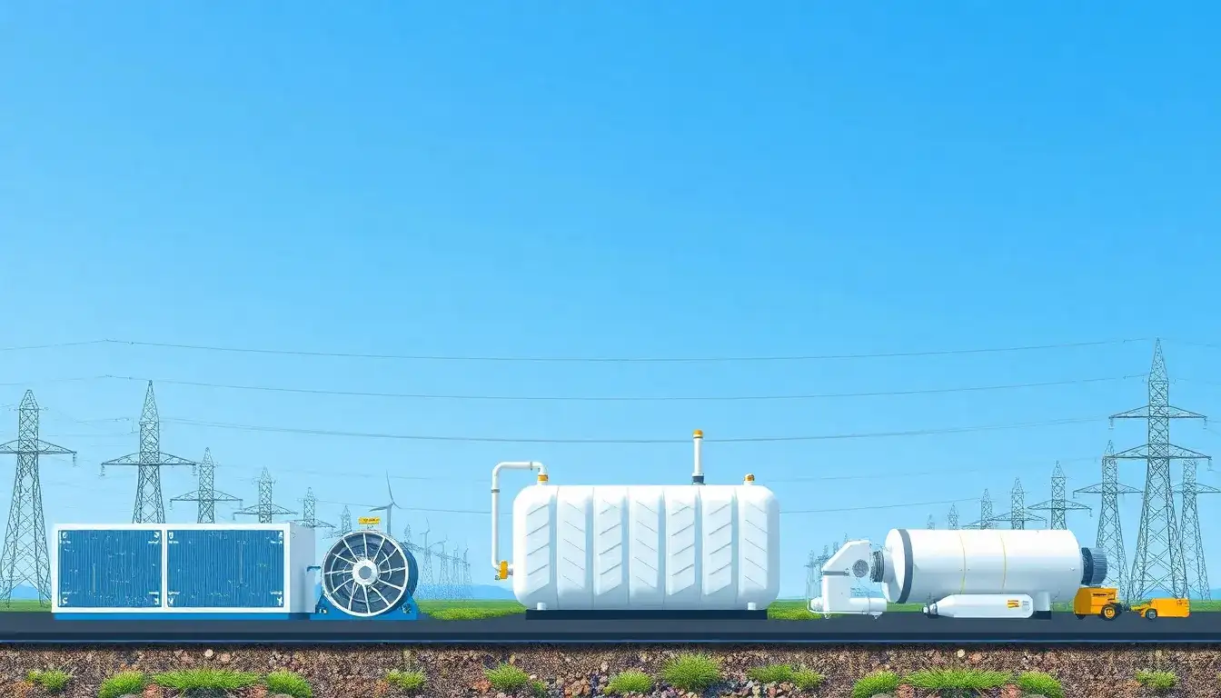 What are the main types of energy storage systems used in the grid