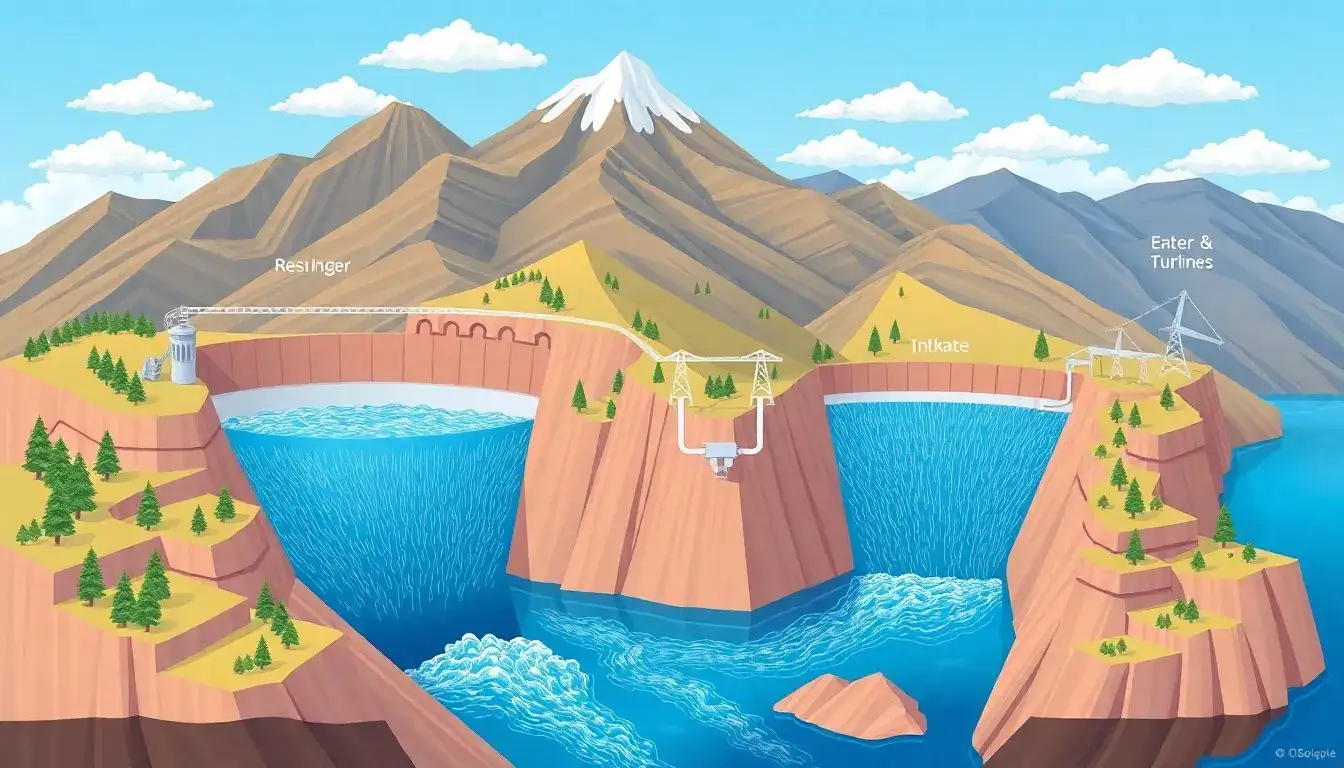 How does pumped hydroelectric storage work