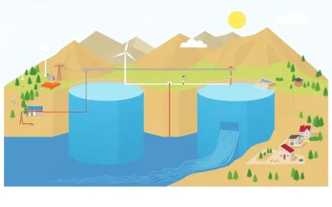 How does pumped-storage hydroelectricity work
