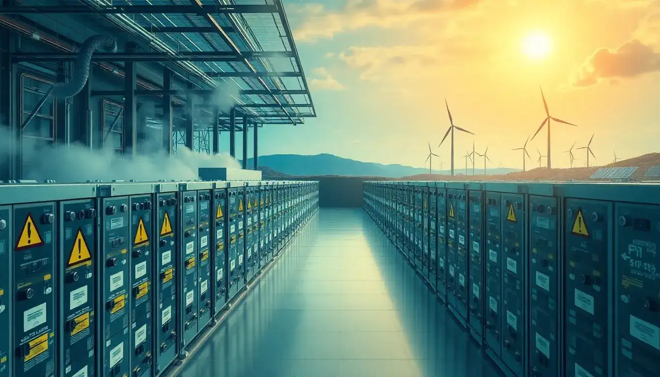 What are the main challenges associated with using lithium-ion batteries in grid-scale energy storage