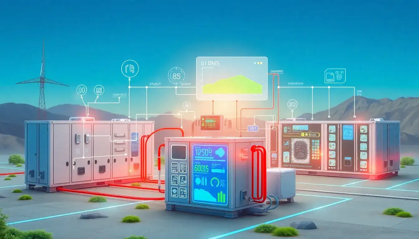 What role do battery management systems play in optimizing the performance of lithium-ion batteries in grid-scale energy storage