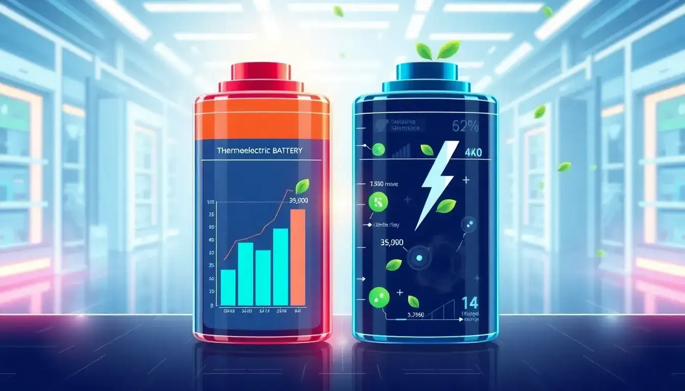 How does the lifespan of thermal batteries compare to lithium-ion batteries