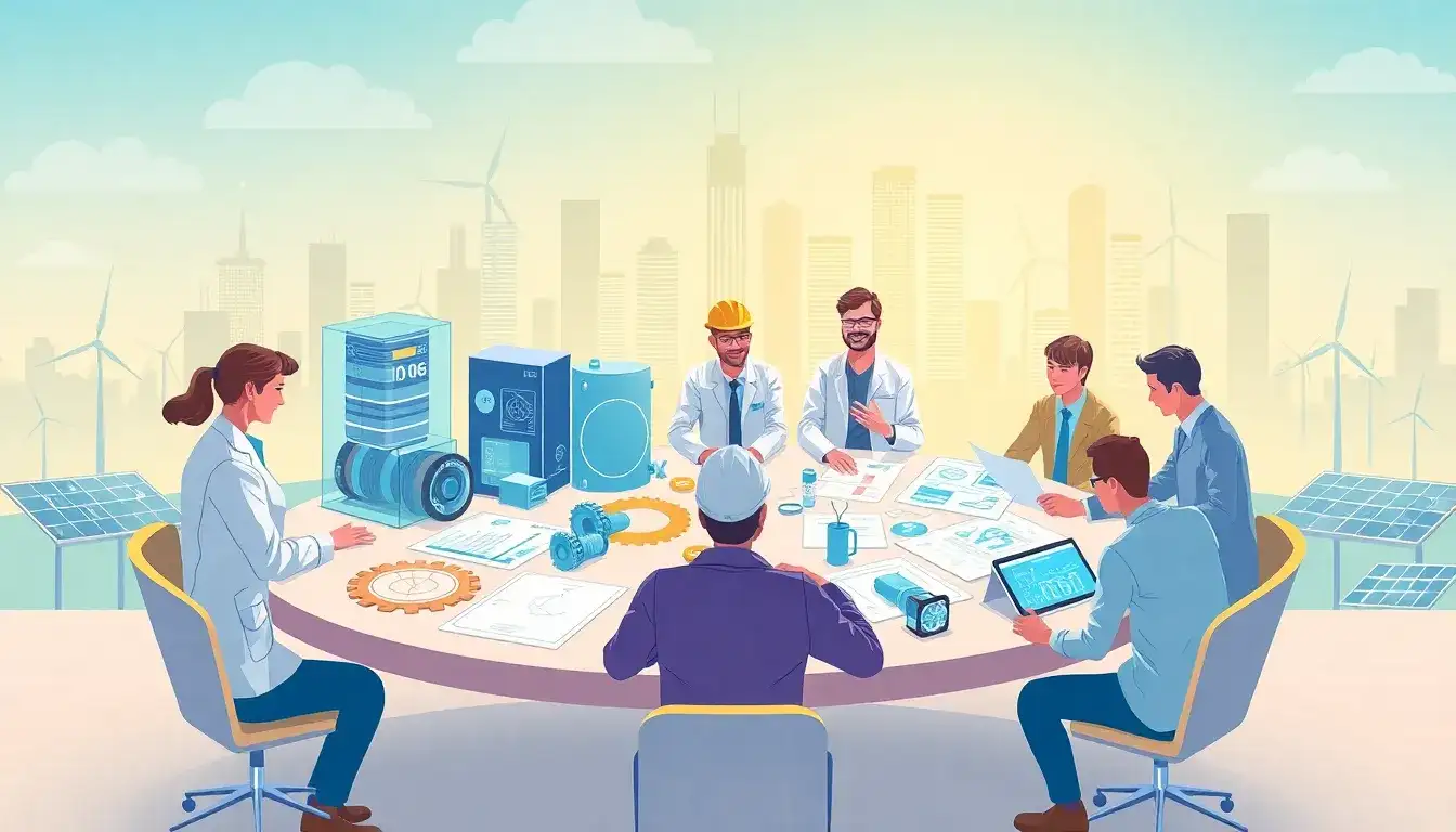 What role do collaborative industry efforts play in standardizing energy storage systems