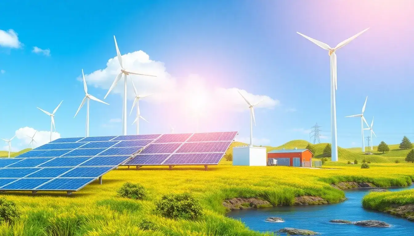 How can hybrid renewable energy systems help mitigate intermittency issues