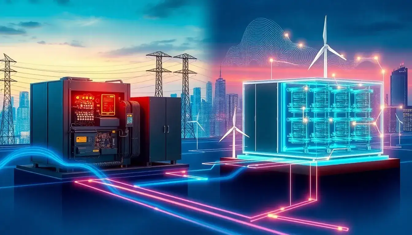 How do load banks compare to energy storage systems in terms of grid stability