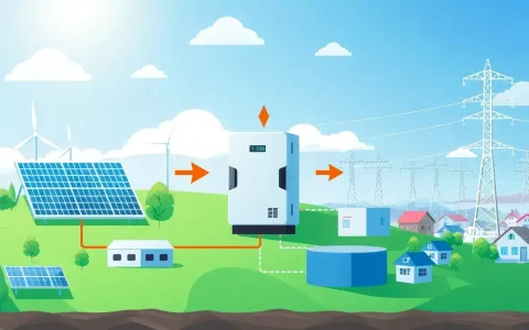 How do hybrid inverters contribute to grid stability and energy storage