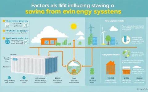 What factors influence the savings from energy storage systems