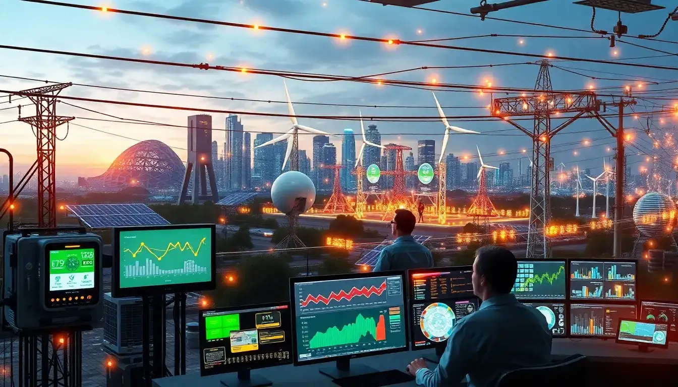 How does real-time data analysis in smart grids improve energy management