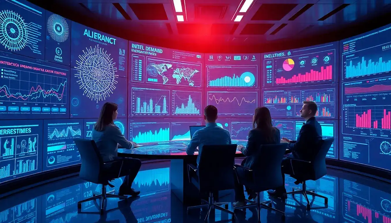 What role does AI play in enhancing the accuracy of energy demand forecasts