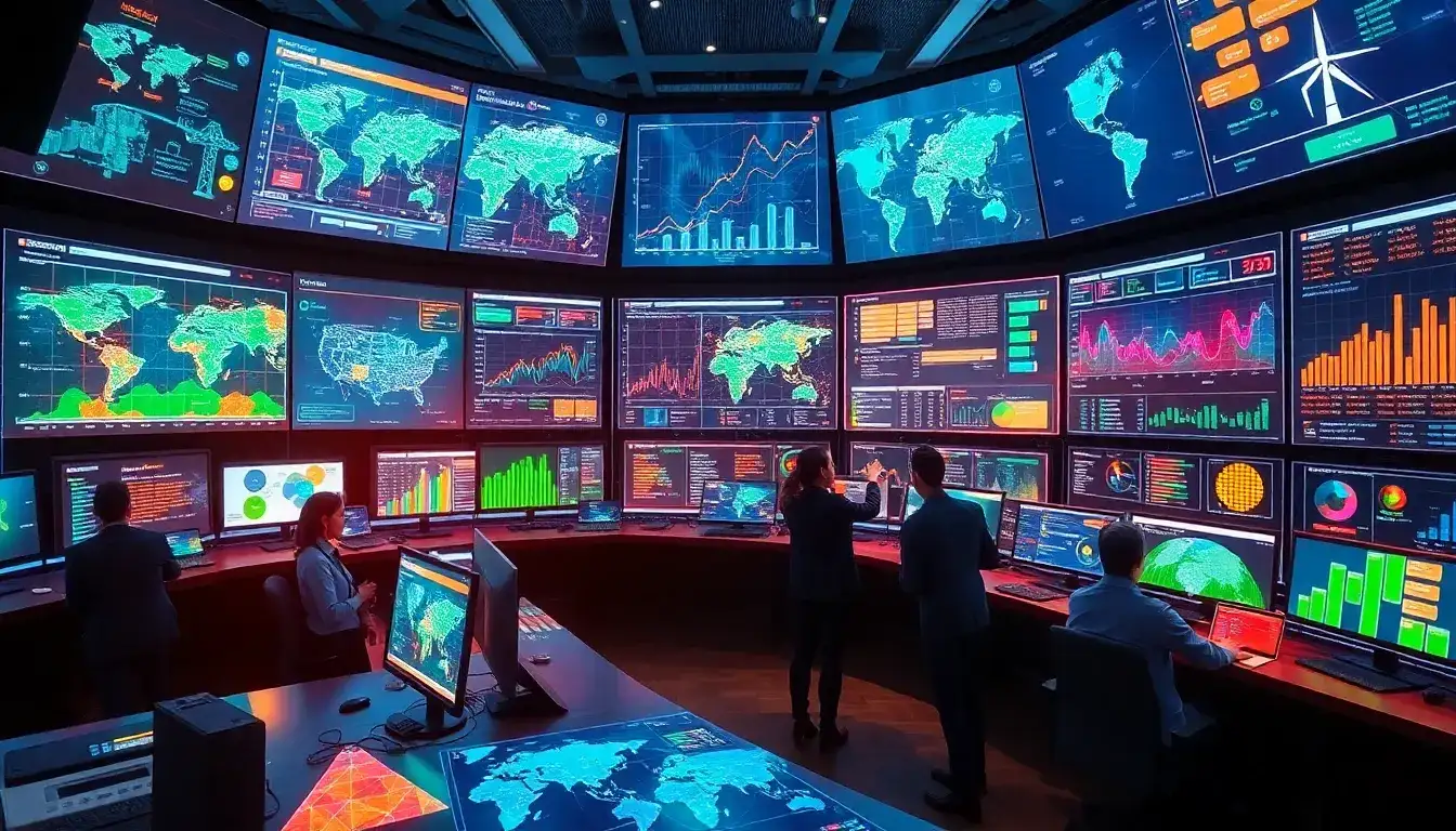 What role does real-time data integration play in grid management