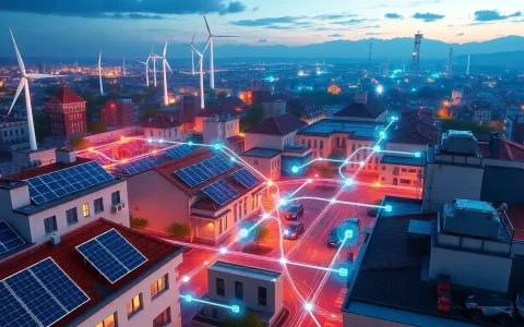 How do smart grids improve the efficiency of renewable energy integration