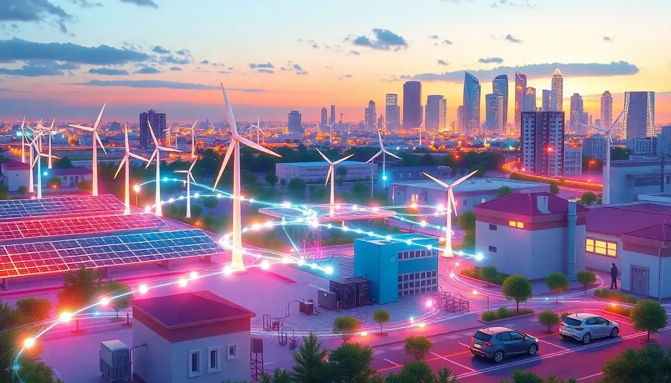 How do smart grids manage the variability of renewable energy sources