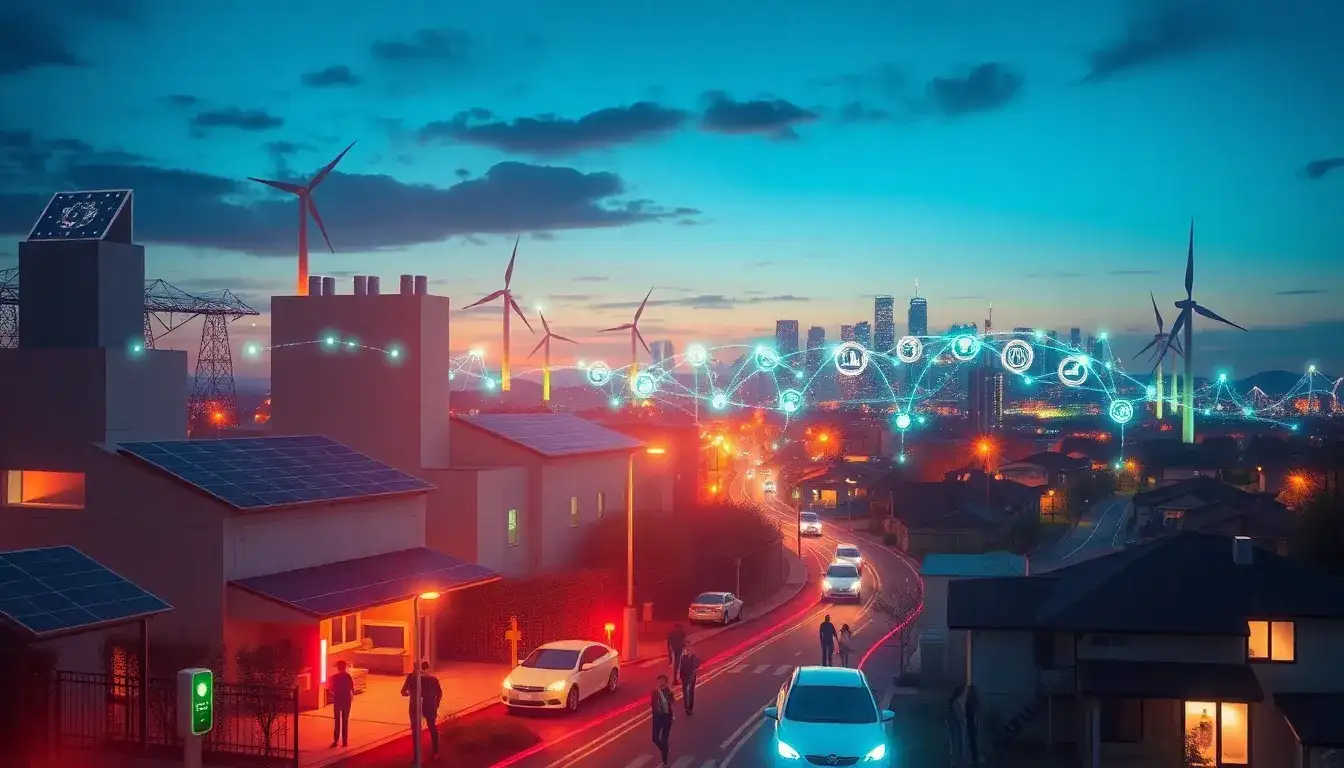 How do smart grids contribute to reducing energy waste