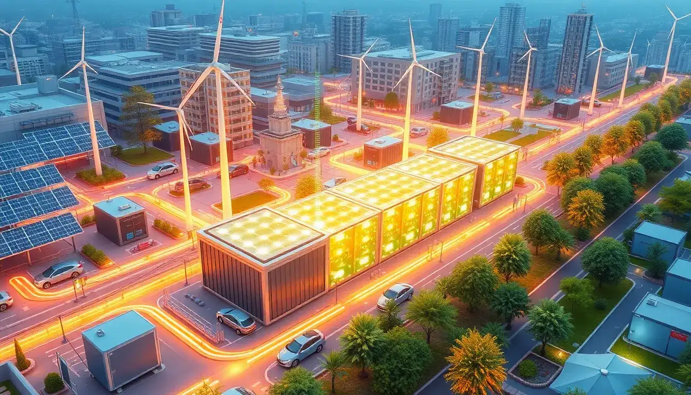 What role does energy storage play in smart grid systems