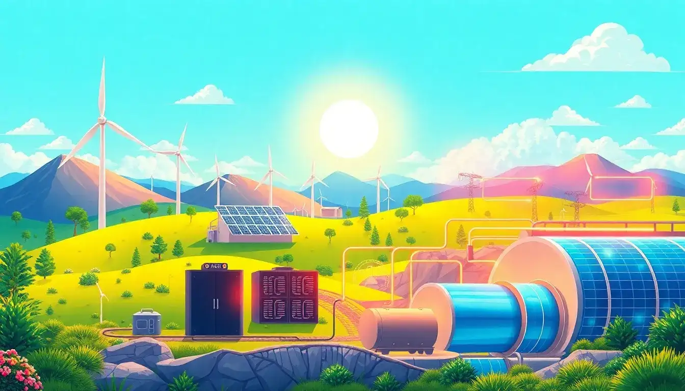 How do energy storage systems help balance renewable energy sources