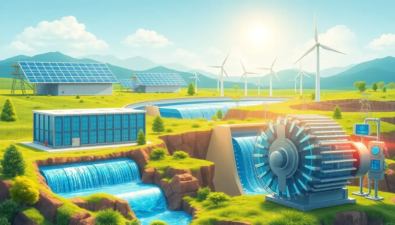 What types of energy storage technologies are most commonly used in smart grids