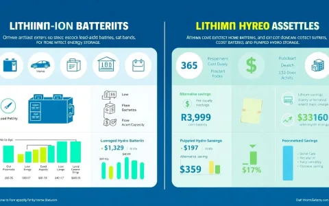 How does the cost of lithium-ion batteries for home energy storage compare to other options