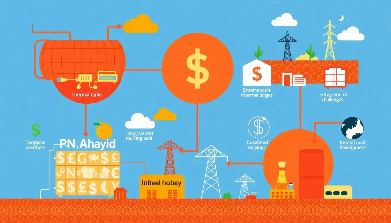 What are the main challenges in deploying thermal energy storage systems