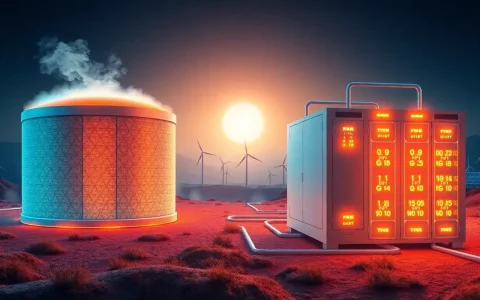 How does thermal energy storage complement lithium-ion batteries
