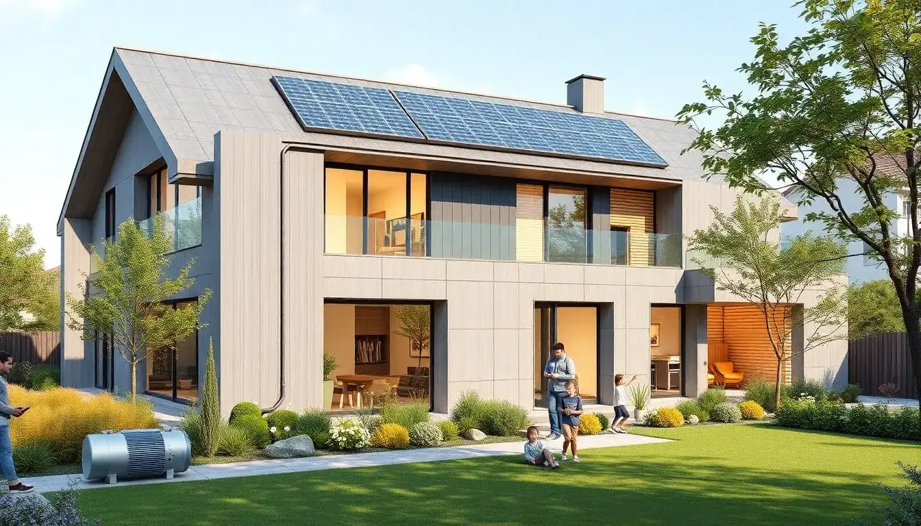 How can thermal energy storage be integrated into residential buildings