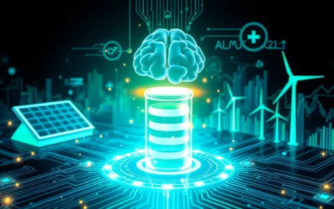What role does AI play in optimizing battery charging and discharging strategies