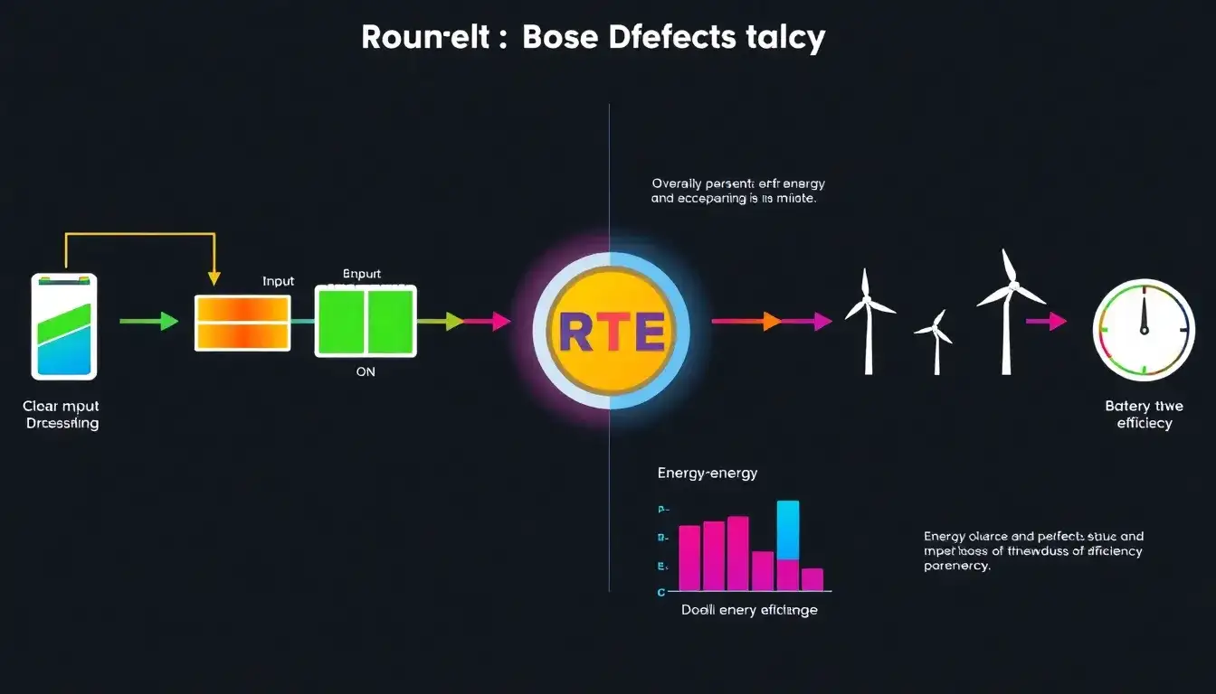 How does the round-trip efficiency (RTE) of BESS impact its overall performance