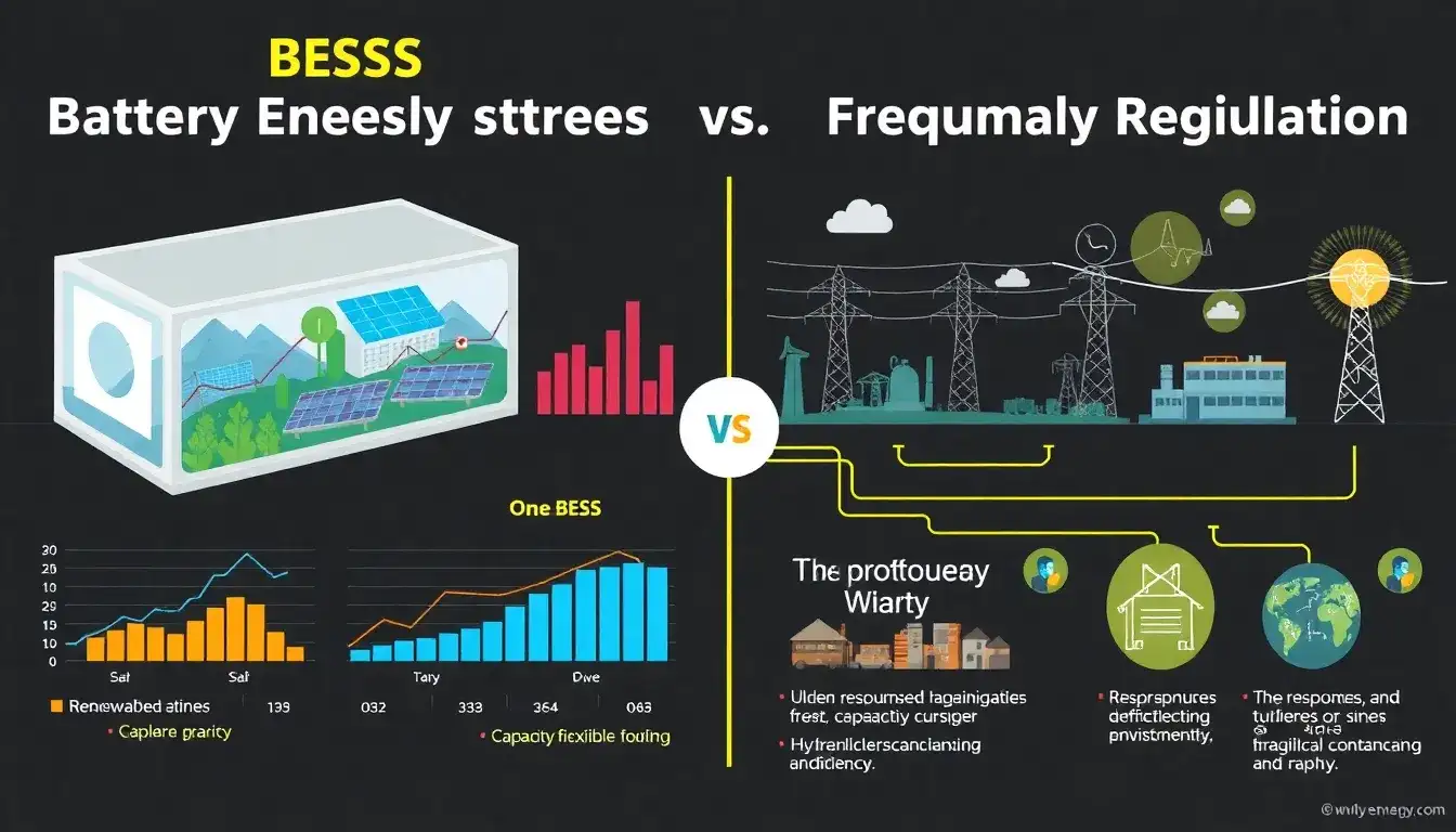 How does BESS compare to traditional methods in frequency regulation
