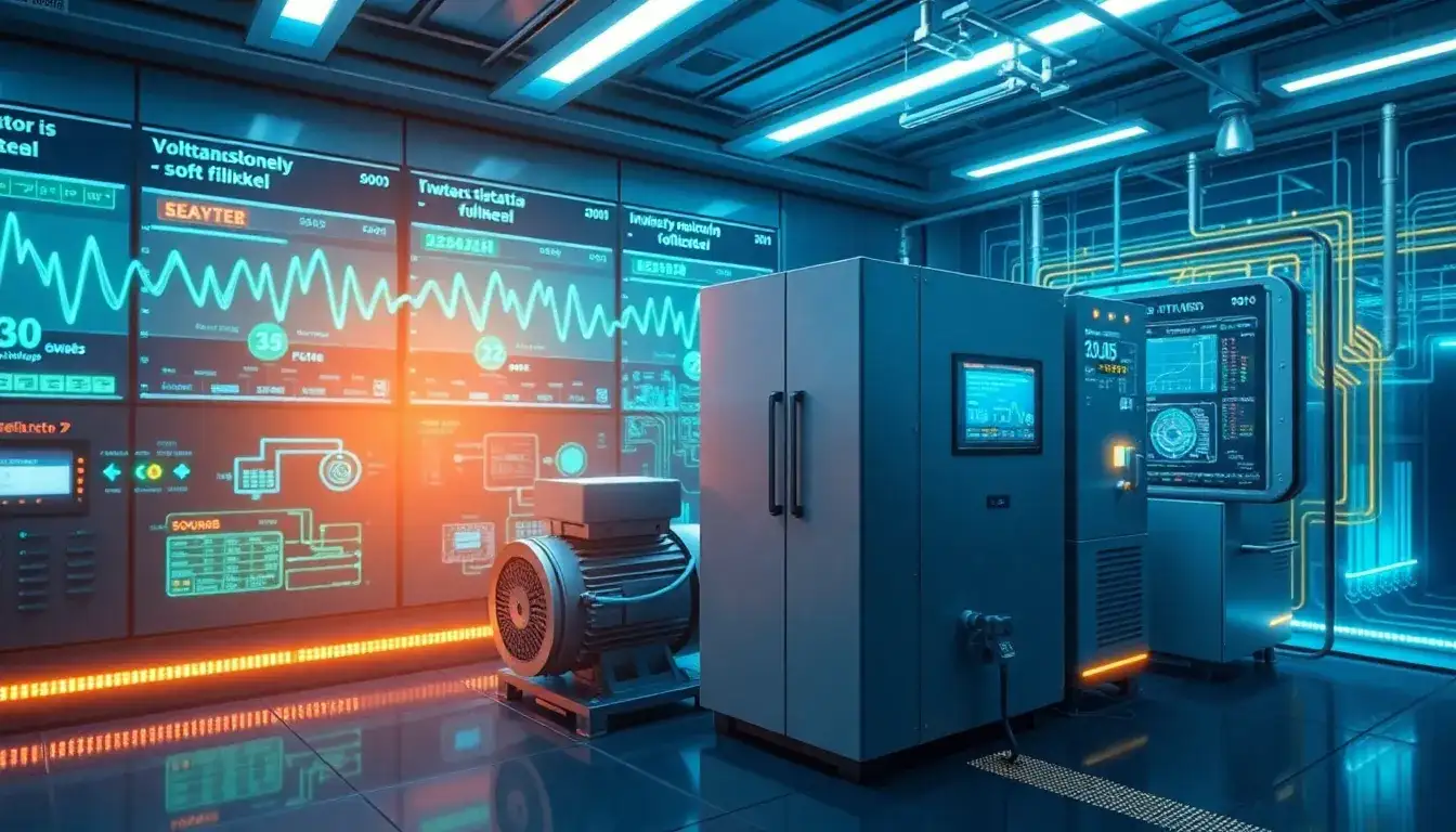 How do soft starters help in reducing voltage flicker