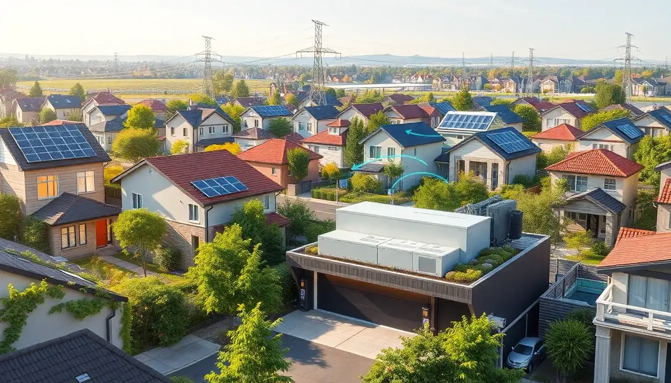 How do residential energy storage systems impact grid stability