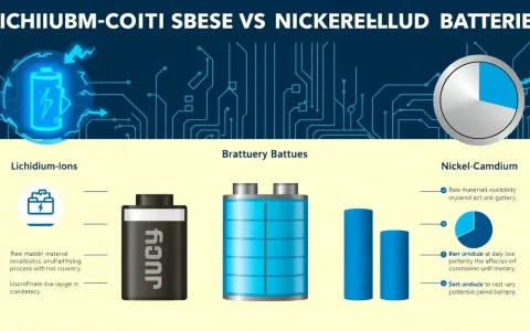 How do the costs of lithium-ion batteries compare to nickel-cadmium batteries