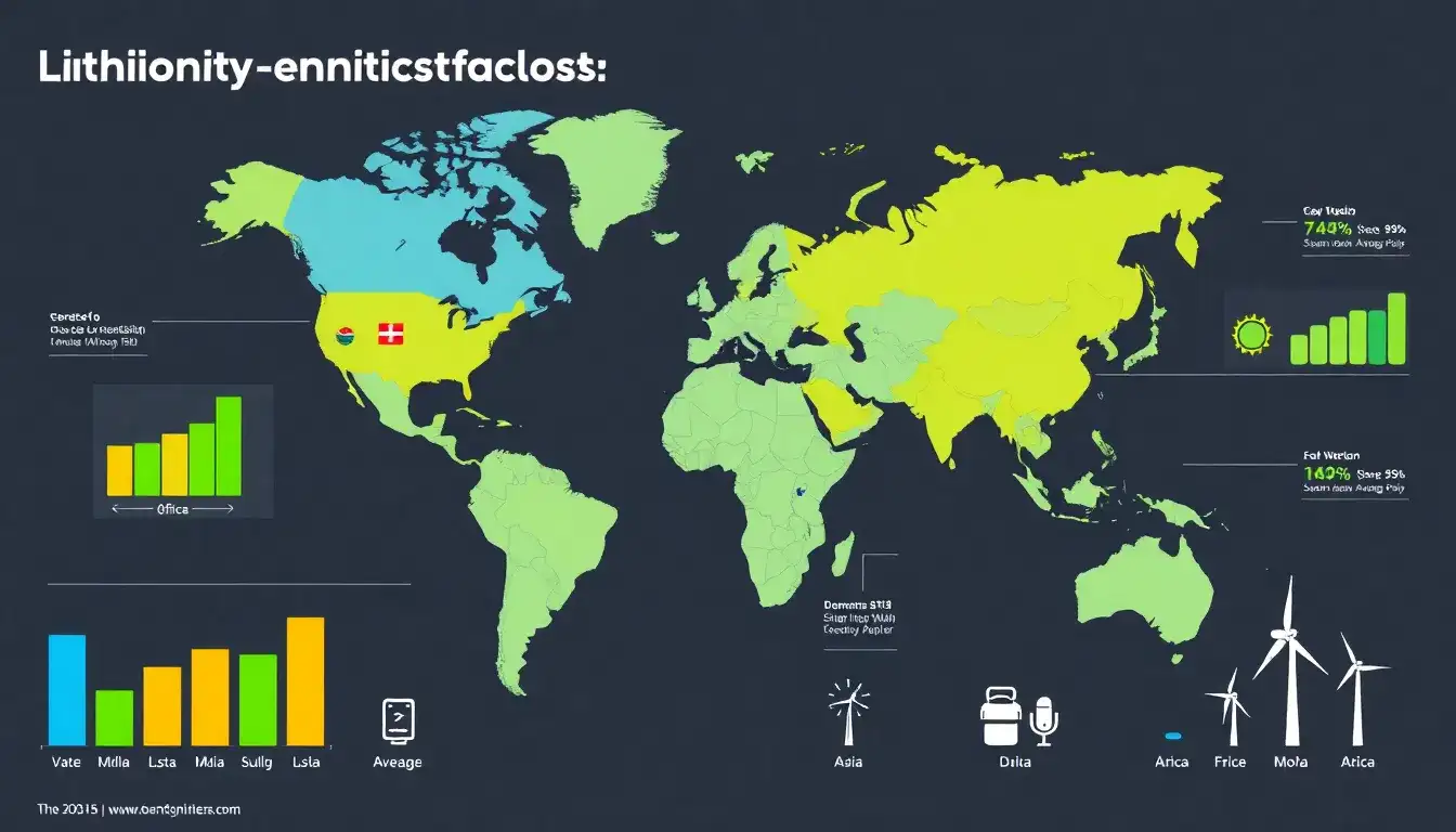 How does the cost of lithium-ion batteries vary by region