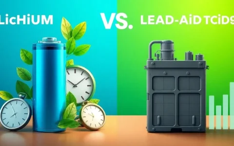 How does the lifespan of lithium-ion batteries compare to lead-acid batteries