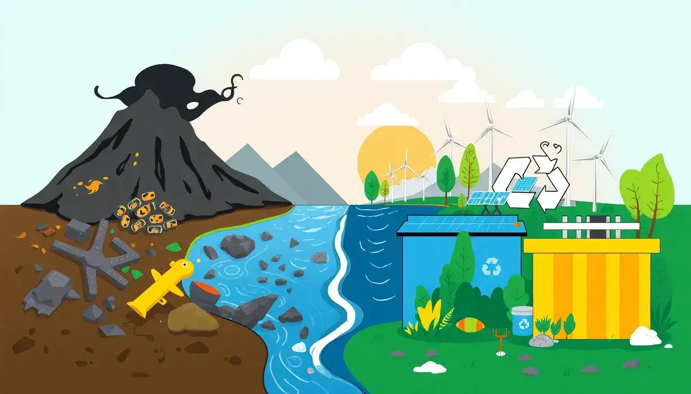 What are the environmental impacts of disposing lead-acid batteries compared to lithium-ion batteries