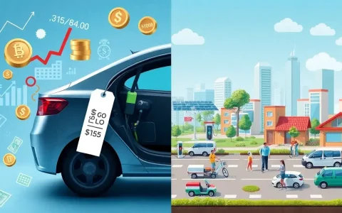 How do battery prices impact the overall cost of owning an electric vehicle