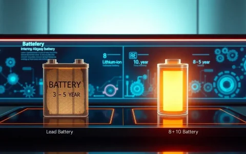 How does the lifespan of lead batteries compare to other battery types