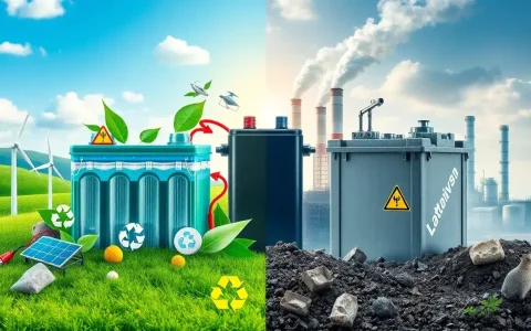 How do lithium-ion batteries compare to lead-acid batteries in terms of environmental impact