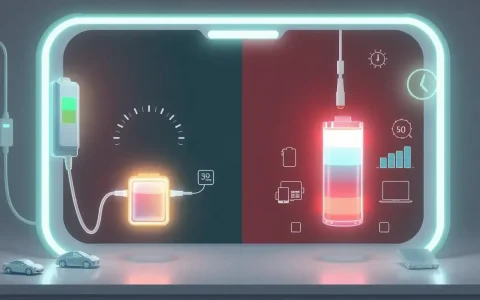 How does the charging time of lithium-ion batteries affect their overall efficiency