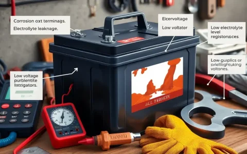 What are the signs that my lead-acid battery needs maintenance