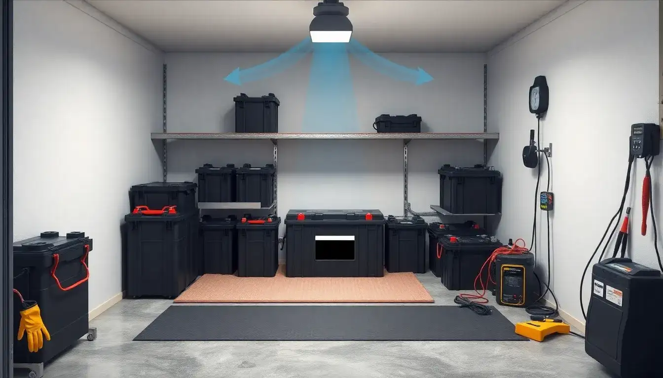 What is the best way to store lead-acid batteries when they are not in use