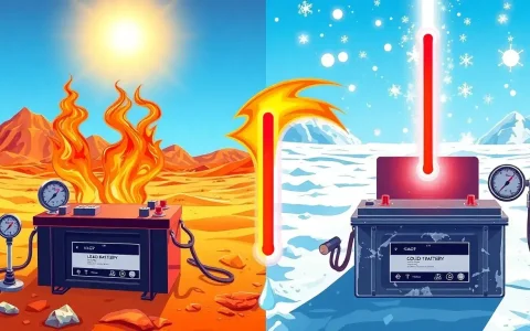 How do lead batteries perform in extreme temperatures